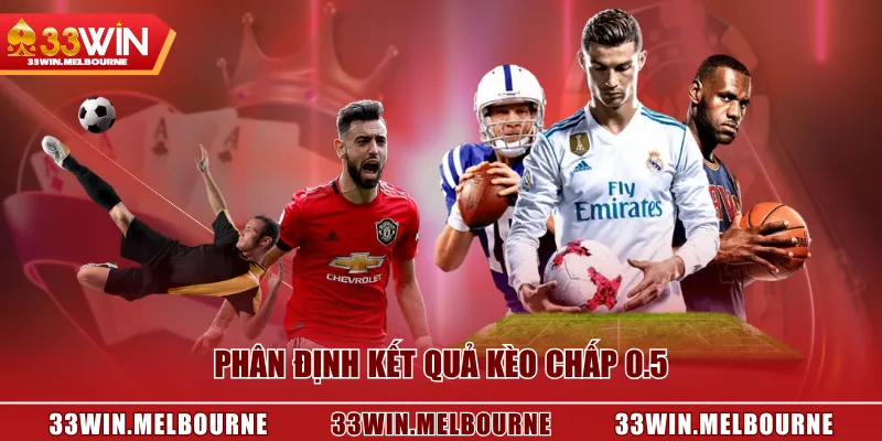 Phân định kết quả kèo chấp 0.5